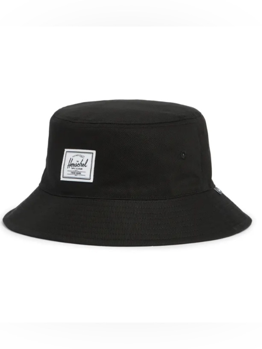 Herschel Supply Company “Henderson” Black Canvas Bucket Hat.